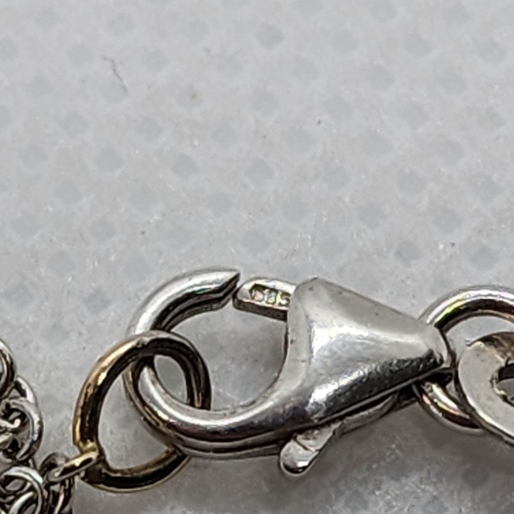 Herco 14 Karat Gold, Sterling Silver, & Diamond Flower Choker Necklace - Picture 2 of 7